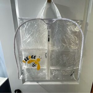 BeeBee Clear Garment Bag with Bee Design - For Dance Costumes